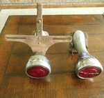 1933 Chrysler Imperial Tail Light Assemblies Lh Rh Brackets Dpcd. Fixed Price $675.00.