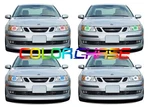Color Chasing Led Headlight Flow Halo Kit For Saab 9/3/2016 03-07. Fixed Price $173.60.