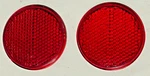 Stimsonite Red NO.12 Plastic Military Reflector Lens 2EA ( 3-1/4 ) Nice. Fixed Price $7.50.