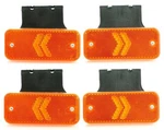 4X Led Side Marker Arrow Lights Truck For Iveco Scania Daf Man Volvo W/ Brackets. Fixed Price $22.50.