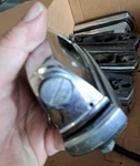 Rare Mercedes W111 280SE 3.5 Left Rear License Plate Lights. Fixed Price $350.43.
