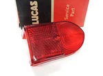 Nos Lucas Mga Mkii Rh Mini Lh Rear Brake Taillight Lamp Lens L647. Fixed Price $39.99.