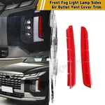 Red Head Fog Light Side Decoration Trim For Hyundai Palisade 23-2025 Accessories. Fixed Price $33.29.