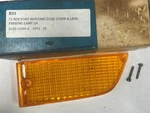 71 Nos Ford Mustang D1ZZ-13209-A Lens-parking Lamp Lh. Fixed Price $58.50.