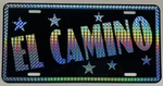 El Camino Prism Metal License Plate Tag 70'S Fits Chevy Car Truck Retro Garage. Fixed Price $24.90.