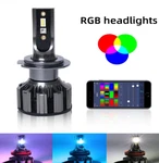 Zentico D2S 1 Csp Chips Auto Led Headlight+ Rgb App Control Changing Colors. Fixed Price $199.99.