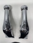 1955 Buick Accessory Van Auken Shorty Front Bumper Guards B6. Fixed Price $159.95.