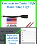 Fits Dodge Ford Center High Mount 3RD Stop Light Connector Plug Pigtail Harness. Fixed Price $19.99.