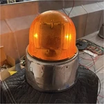 Federal Signal Beacon Ray Model 17 12VDC Orange Strobe Light. Fixed Price $265.00.