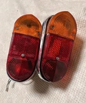 Austin Mini / Morris Minor MK1 Lucas L647 Tail Lights - Pair Complete. Fixed Price $295.00.