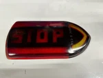 Vintage Guide R-T5A Stop Arrow Turn Signal Light Fire Truck Bus Red Glass Lens. Fixed Price $99.95.