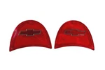 Chevy Red Taillight Lenses With Bowtie And Chrome Trim 1957 Chevrolet New. Fixed Price $41.49.