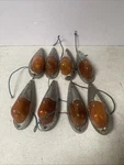 Lot Of (8) Oem KD518 Chrome Marker Cab Amber Lens Lights For Trucks. Fixed Price $112.49.