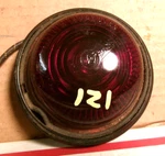 1930'S 1940'S Vintage KD-539 Truck Trailer Body Light Red Glass Original. Fixed Price $34.00.