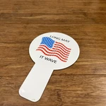 Vtg Style License Plate Topper Usa Flag American Patriotic Jeep Accessory. Fixed Price $29.99.