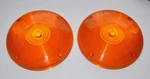 Nos 1950'S 60'S School Bus Truck Grotelite 256 7" Amber Turn Signal Lamp Lenses. Fixed Price $20.00.