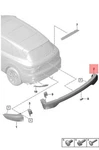 Genuine Porsche Cayenne Rear Light 9Y0945081AJ. Fixed Price $1779.07.