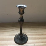 Antique 1930S Silver Plated Classic Candlestick Holder 2.5"W X 6"H. Fixed Price $42.89.