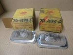 Renault Parking Light Lens Set Noe Nos # 7015954 7015955 Glo Brite 851522 851523. Fixed Price $39.88.