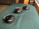 Vintage Arrow License Plate Lights. Fixed Price $85.00.