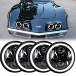 For 1968-1982 Chevy Corvette C3 4PC 3/4 5.75" Led Headlight Hi/lo Beam Drl. Fixed Price $58.94.