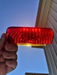 1940 Dodge Deluxe Special Sedan Nors Glass Tail Light Lens (repl. Oem# 872452). Fixed Price $25.00.