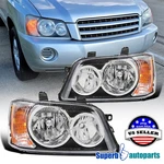 For 2001-2003 Toyota Highlander Headlights Factory Style L+r 02. Fixed Price $89.98.