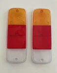 Vw Volkswagen Bus Van Kombi Type 2 Left And Right Tail Light Lens Red Amber Euro. Fixed Price $36.35.