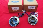 65 66 Mustang Nos Ford Pair Front Park Lamps C5ZZ 13206 B 13207 Flawless. Fixed Price $349.00.