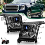 For 2015-2020 Gmc Yukon Halogen Led Drl Projector Black Headlights Headlamps L+r. Fixed Price $215.00.