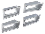1970-77 Maverick Marker Lamp Bezels Set Of 4 Lh Rh Front Rear Comet New. Fixed Price $144.50.