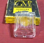 Nos 1951 Oldsmobile License Lamp Lens, In Box, 5940117. Fixed Price $27.99.