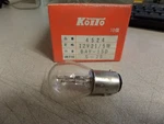 Vintage Nos Koito 12V21/5W Base BAY-15D Type S-25 Clear Bulb Motorcycle 4524. Fixed Price $9.99.