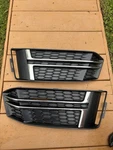 Oem B9 S-line Audi A4/S4 Fog Lights Grill Covers 2017-2019. Fixed Price $80.00.
