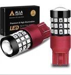 Alla Lighting 7440 7443 Led Strobe Brake Lights Bulbs Pure Red Upgraded Version. Fixed Price $5.59.