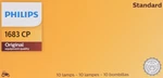 New 10 Pack Phillips 1683CP Standard Miniature Instrument Panel Light Bulb. Fixed Price $13.86.