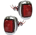 1940 1953 Chevy Pickup Truck Tail Lamp Light 45 Led Red Lens Black Housing Pair. Fixed Price $187.95.