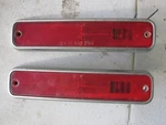 Amc Gremlin Amx Javelin Red Rear Side Marker Lights Oem Nice Pair Lh Rh. Fixed Price $125.00.