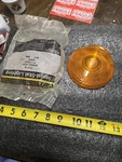 Nos Signal-stat 9341-A Amber Lens 4" Round Turn Light Dietz W47 77-27600. Fixed Price $25.00.