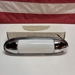 New 1953-1956 Ford Truck Dome Light Lens And Chrome Body. Fixed Price $40.00.