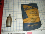 Nos 1949 Oldsmobile H.t. Backup Switch 557648 In Guide Envelope. Fixed Price $12.00.