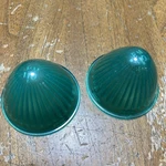 2 Vtg PM110 Green Plastic Beehive Cone Lenses Marker Light Tow Truck Camper Auto. Fixed Price $10.00.
