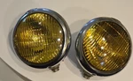Vintage Unity Chrome Amber Vehicle Fog Lights/lamps Set F-1 F1. Fixed Price $149.00.