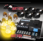 120W 6X20W Amber Flash Strobe Lights Bulbs Control Ems Emergency Police Fire Suv. Fixed Price $81.95.