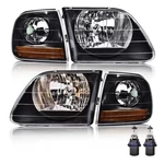 Headlights Assembly Fit F150 1997-2004/FORD F250 1997-1999/FORD. Fixed Price $118.99.