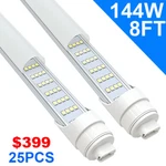 8FT R17D 144W Led Tube Light, F96T12 Foot Bulbs, Inch Shop. Fixed Price $219.90.