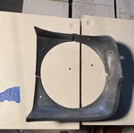 1970 Amc Amx Javelin Headlight Door Bezel Lh Cracked. Fixed Price $5.00.