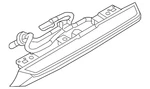 Genuine Mazda Center High Mount Stop Light B45C-51-580B. Fixed Price $131.28.