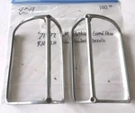 Original 1971-72 Gm Pontiac Grand Prix Rh & Lh Chrome Side Fender Bezels. Fixed Price $100.00.
