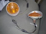 1968 1969 Amc Javelin Amx Front Signal Lights Assemblies #3602262. Fixed Price $150.00.